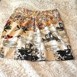 Leifnotes Woman's Multi Color Lined Mini (3 Different Pattern) Skirt, Size: 2